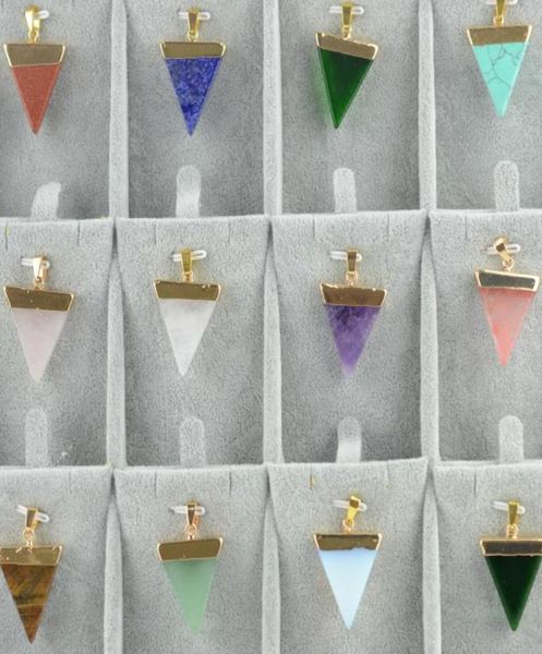 kite nature stone pendant durzy gold plated triangle quadrihedron 12 colors cute gift and hign quality5879388, Silver
kite nature stone pendant durzy gold plated triangle quadrihedron 12 colors cute gift and hign quality5879388, Silver