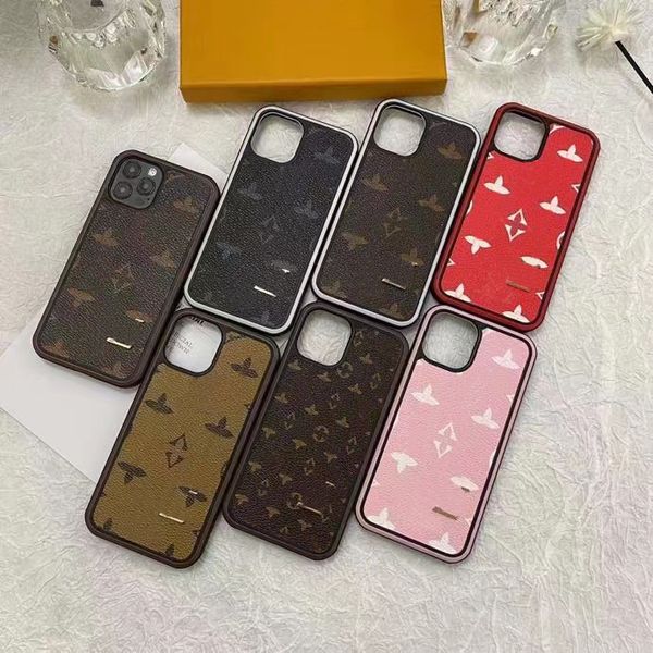 Image of Beautiful LU Leather Phone Cases iPhone 15 14 13 12 11 Pro Max 1Hi Quality Purse 18 17 16 15pro 14pro 13pro 12pro 11pro X XS 7 8 Plus Case with Logo Box Packing Man Woman 0621