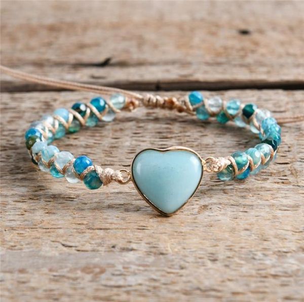 heart shape classic charm bracelets string braided macrame bracelets amazonite stone wrap bracelet femme women jewelry5093121, Golden;silver
heart shape classic charm bracelets string braided macrame bracelets amazonite stone wrap bracelet femme women jewelry5093121, Golden;silver
