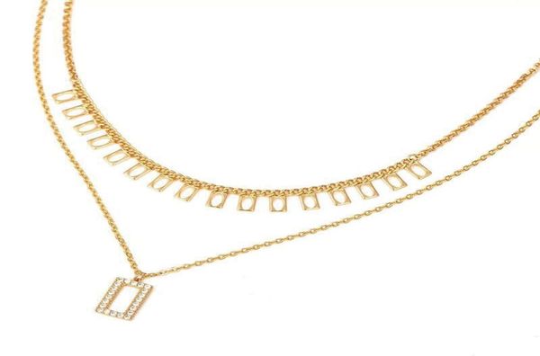 345n 2 chain geometry pendant necklaces for women europe jewelry gold plated 18k good quality8539932, Silver
345n 2 chain geometry pendant necklaces for women europe jewelry gold plated 18k good quality8539932, Silver