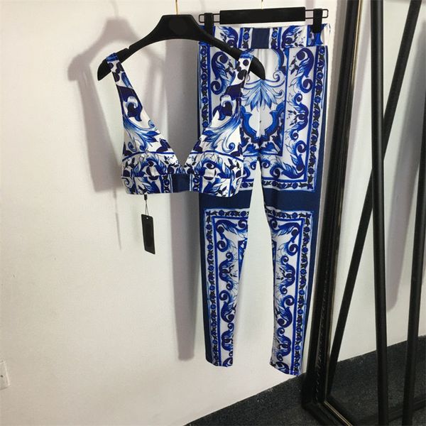 women fashion designer print floral yoga sets tracksuits fashion summer crop tank vintage 2 pcs set tracksuit for woman clothes, Gray
women fashion designer print floral yoga sets tracksuits fashion summer crop tank vintage 2 pcs set tracksuit for woman clothes, Gray