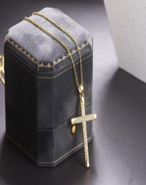 treasure of the town shop new style zircon gold full diamond cross pendant necklace3055021, Silver
treasure of the town shop new style zircon gold full diamond cross pendant necklace3055021, Silver