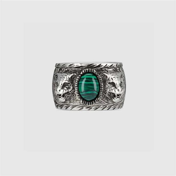 2023 gujia sterling silver tiger head green enamel ring a small number of vintage senior male and female lovers' pair rings
2023 gujia sterling silver tiger head green enamel ring a small number of vintage senior male and female lovers' pair rings