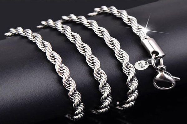 925 sterling silver 2mm 3mm ed rope chain necklaces for women men fashion jewelry 16 18 20 22 24 26 28 30 inches7745898 
925 sterling silver 2mm 3mm ed rope chain necklaces for women men fashion jewelry 16 18 20 22 24 26 28 30 inches7745898
