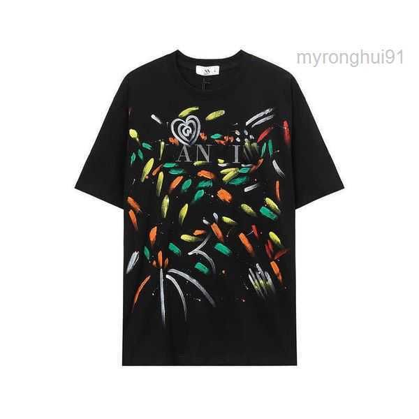 men's lanvins t-shirts summer fashion shirt speckled letter print and women's casual short sleeve t-shirt s-xl 3 szst, White;black
men's lanvins t-shirts summer fashion shirt speckled letter print and women's casual short sleeve t-shirt s-xl 3 szst, White;black