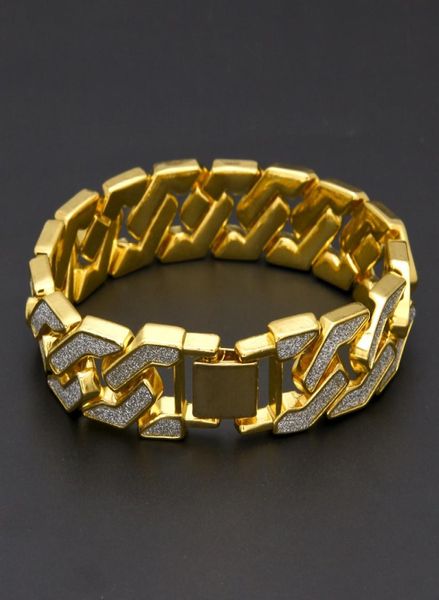 cuban link chain bracelet for mens iced out hip hop bracelets jewelry gold plating bangle zircon chains1215605, Black
cuban link chain bracelet for mens iced out hip hop bracelets jewelry gold plating bangle zircon chains1215605, Black