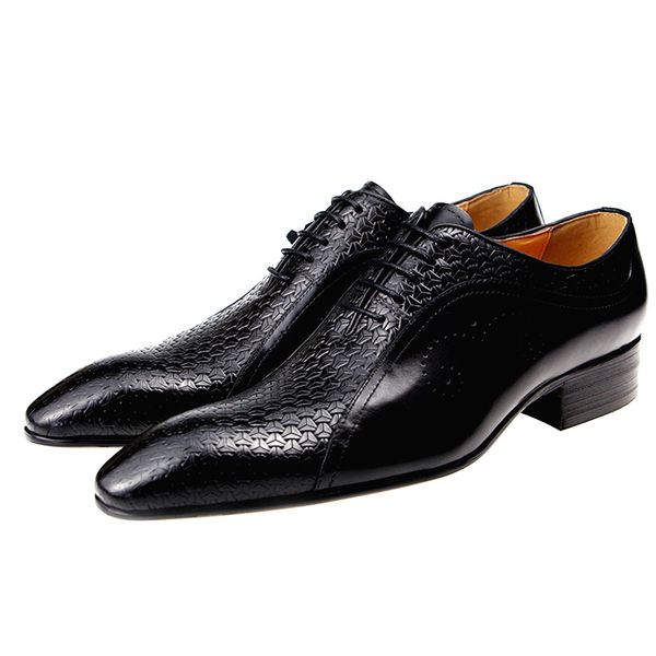 formal genuine leather shoes mens evening wedding comfortable footwear side carving shoes black brown brogue
formal genuine leather shoes mens evening wedding comfortable footwear side carving shoes black brown brogue