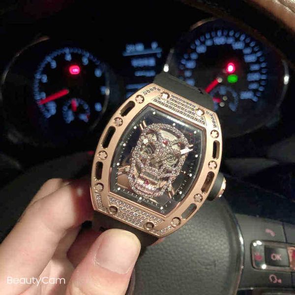 designer men watch rm11 mechanical movement wert watch for men e10e diamond full fashion evil skull, Slivery;brown
designer men watch rm11 mechanical movement wert watch for men e10e diamond full fashion evil skull, Slivery;brown