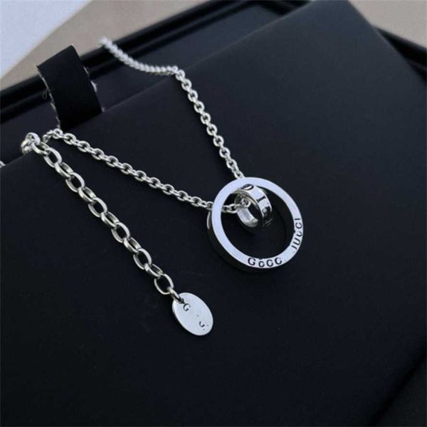 2023 gujia 925 silver double ring circle necklace with time comes runs personalized and fashionable simple collar chain
2023 gujia 925 silver double ring circle necklace with time comes runs personalized and fashionable simple collar chain