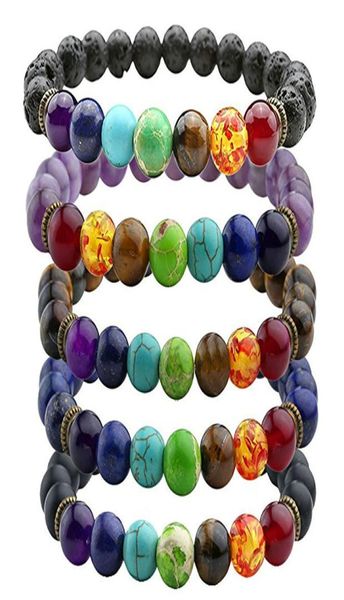 fashion 7 chakra bracelet tiger eye volcanic stone men black lava healing balance reiki prayer natural stone yoga bracelet1179315
fashion 7 chakra bracelet tiger eye volcanic stone men black lava healing balance reiki prayer natural stone yoga bracelet1179315