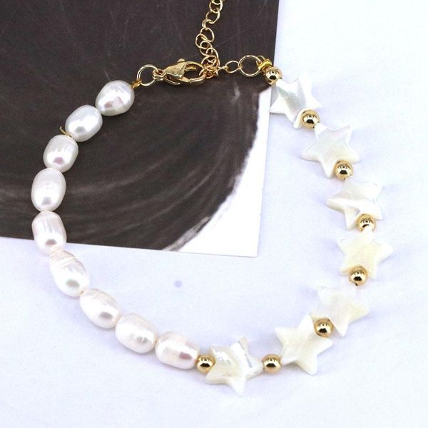 bangle 5pcs new design white freshwater pearl bangle star / heart shell beads charm bracelet for women jewelry 2021 girlfriend gift, Black 
bangle 5pcs new design white freshwater pearl bangle star / heart shell beads charm bracelet for women jewelry 2021 girlfriend gift, Black