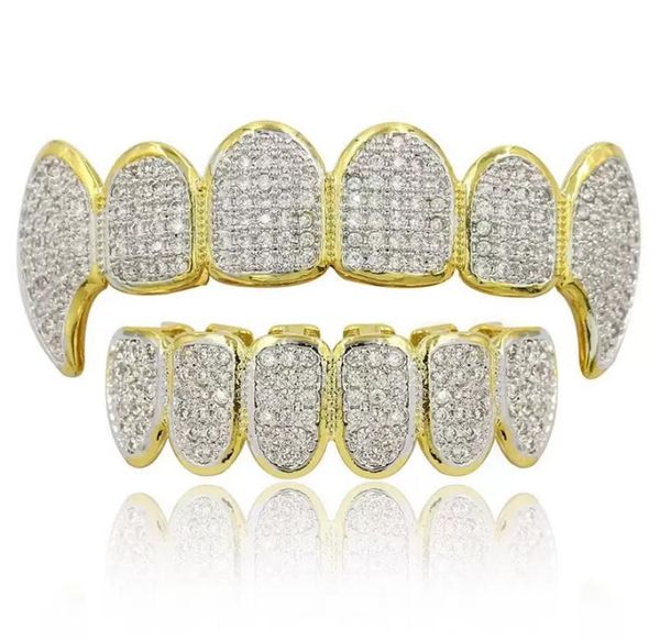 18k gold silver color hip hop rapper grillz luxury glaring zircon diamond teeth and bottom grills for men women3297993, Black
18k gold silver color hip hop rapper grillz luxury glaring zircon diamond teeth and bottom grills for men women3297993, Black