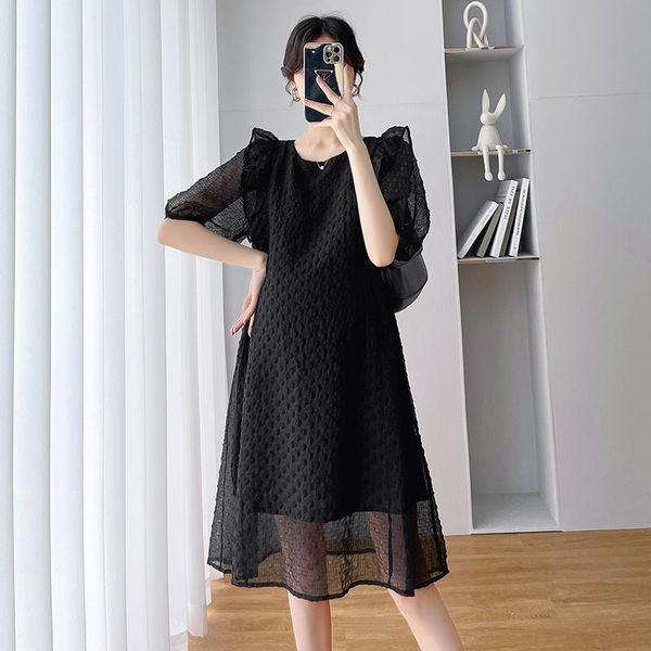 dresses 8673# summer korean fashion maternity dress chic ins quality light clothes for pregnant women ruffle elegant pregnancy clothing, Black;gray
dresses 8673# summer korean fashion maternity dress chic ins quality light clothes for pregnant women ruffle elegant pregnancy clothing, Black;gray
