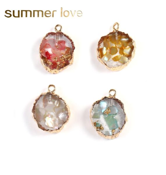 fashion round resin shell paper sequins pendant for necklaces bracelet earring natural stone charm gold for women girls jewelry ma3785742, Bronze;silver
fashion round resin shell paper sequins pendant for necklaces bracelet earring natural stone charm gold for women girls jewelry ma3785742, Bronze;silver
