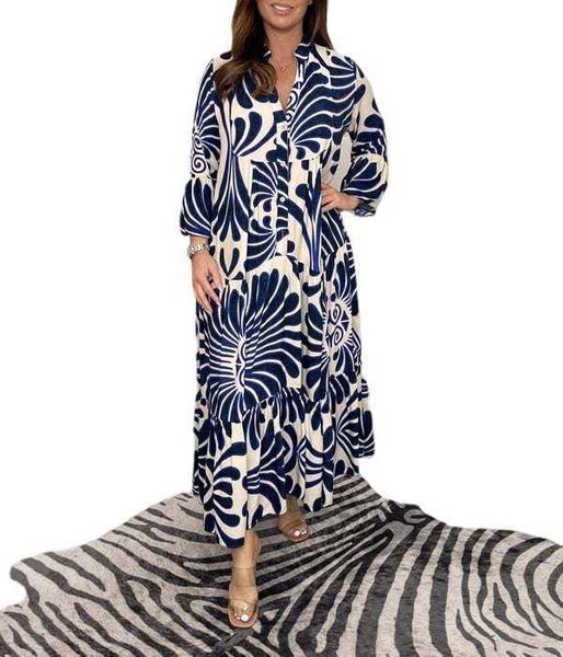 2023 women's designer dress fashion popular women's printed button high waist long dress fashion comfortable women's dress, Black;gray
2023 women's designer dress fashion popular women's printed button high waist long dress fashion comfortable women's dress, Black;gray