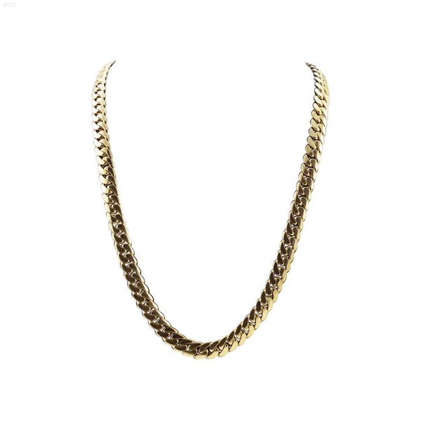 real 10k solid yellow gold filled cuban link chain necklace miami chains, Silver
real 10k solid yellow gold filled cuban link chain necklace miami chains, Silver