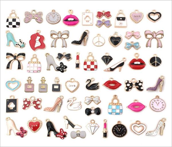 55pcs k gold color alloy findings charms for earring bracelet necklaces oil drip heart bow shoes pendants diy jewelry accessories9236154, Bronze;silver
55pcs k gold color alloy findings charms for earring bracelet necklaces oil drip heart bow shoes pendants diy jewelry accessories9236154, Bronze;silver
