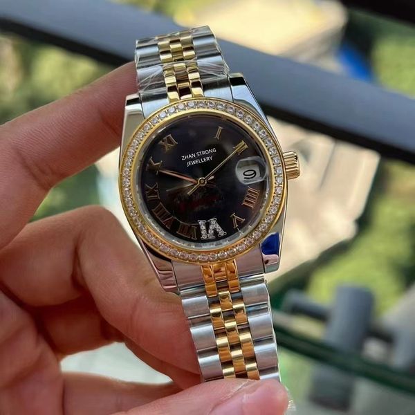 fashion designer women's wristwatches automatic mechanical movement 31mm diamond bezel iced out full stainless steel jubilee strap woma, Slivery;golden
fashion designer women's wristwatches automatic mechanical movement 31mm diamond bezel iced out full stainless steel jubilee strap woma, Slivery;golden