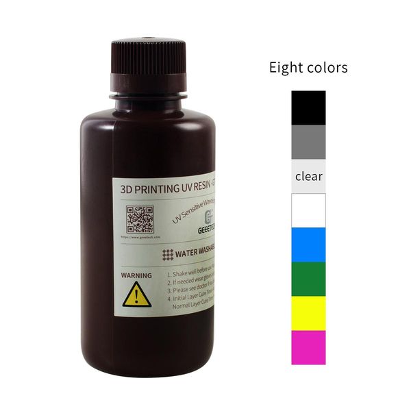 dress geeetech 3d printing 500g uv curing resin washable black/white/grey/red/green/skin for lcd sla uv 3d printer pn s / aklaid
dress geeetech 3d printing 500g uv curing resin washable black/white/grey/red/green/skin for lcd sla uv 3d printer pn s / aklaid