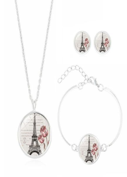 new 5setvintage jewelry set with silver plated glass cabochon eiffel tower shaped choker necklace earring bracelet set for chi8219982, Red;brown
new 5setvintage jewelry set with silver plated glass cabochon eiffel tower shaped choker necklace earring bracelet set for chi8219982, Red;brown