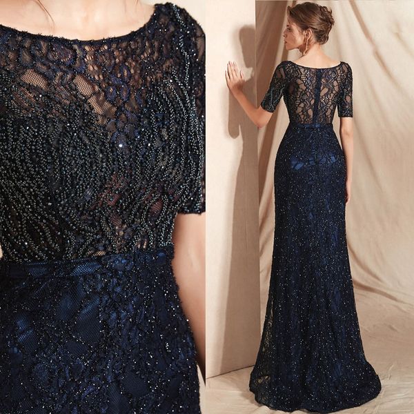 elegant navy blue mother of the bride dresses lace appliqued beading wedding guest dress knee length flower formal gown, Black;red
elegant navy blue mother of the bride dresses lace appliqued beading wedding guest dress knee length flower formal gown, Black;red