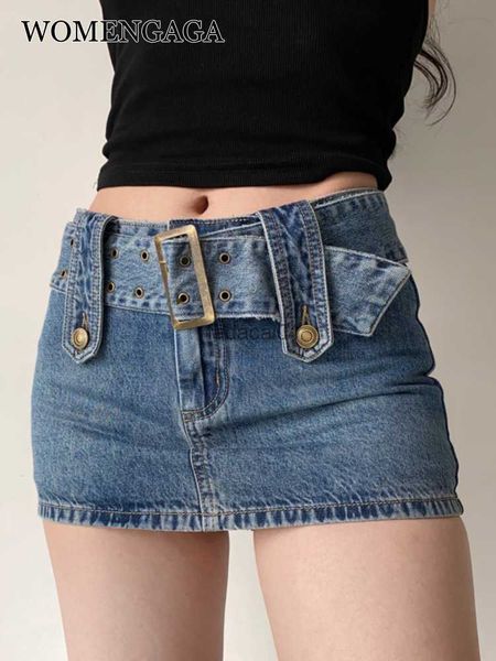 womengaga wide belt denim miniskirt for women korean women short skirts pocket high waist boho safari style lu2n, Black
womengaga wide belt denim miniskirt for women korean women short skirts pocket high waist boho safari style lu2n, Black