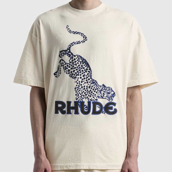 men's t-shirts street trend rhude ss22 leopard printed round neck pullover for men loose casual short sleeved female couple t-shirt, White;black
men's t-shirts street trend rhude ss22 leopard printed round neck pullover for men loose casual short sleeved female couple t-shirt, White;black