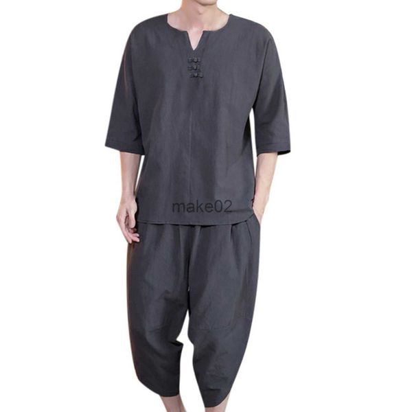 men's casual shirts cottonhemp summer 2021two piece set men short sleeve t shirt cropped shorts men's tracksuits design fashion ts, White;black
men's casual shirts cottonhemp summer 2021two piece set men short sleeve t shirt cropped shorts men's tracksuits design fashion ts, White;black