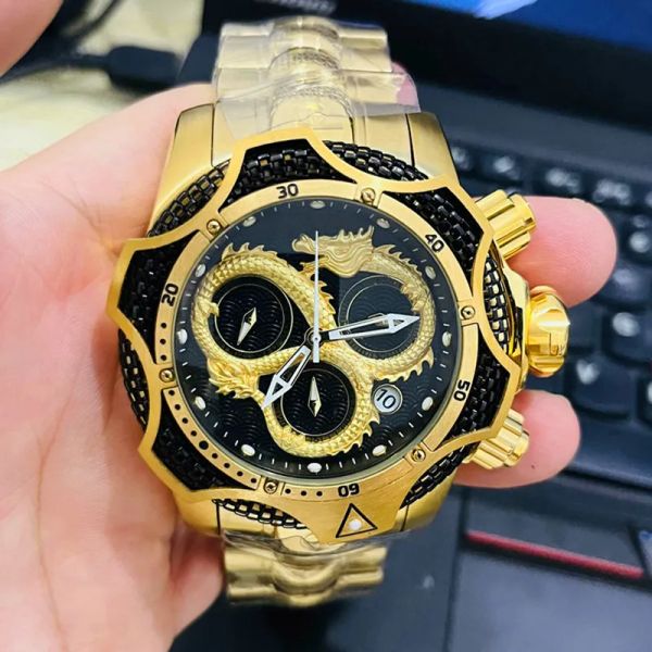 men's sports quartz watch invicto reserve bolt zeus dragon totem steel wire 57mm large dial waterproof all hands can be operated with f, Slivery;brown
men's sports quartz watch invicto reserve bolt zeus dragon totem steel wire 57mm large dial waterproof all hands can be operated with f, Slivery;brown