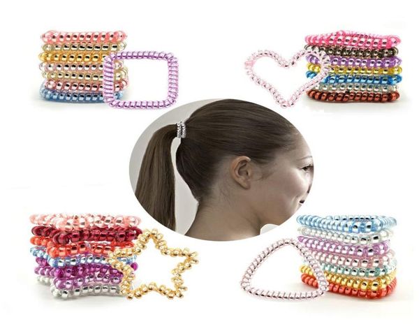 telephone wire cord coil hair tie band rubber ring rope heart star triangle shape woman elastic stretchy girl holder bracelet acce5862875, Slivery;white
telephone wire cord coil hair tie band rubber ring rope heart star triangle shape woman elastic stretchy girl holder bracelet acce5862875, Slivery;white