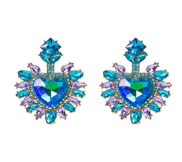 luxury big heart shape crystal dangle earrings hiqh quality colorful glass stone earrings girls jewelry brincos3585271, Silver
luxury big heart shape crystal dangle earrings hiqh quality colorful glass stone earrings girls jewelry brincos3585271, Silver