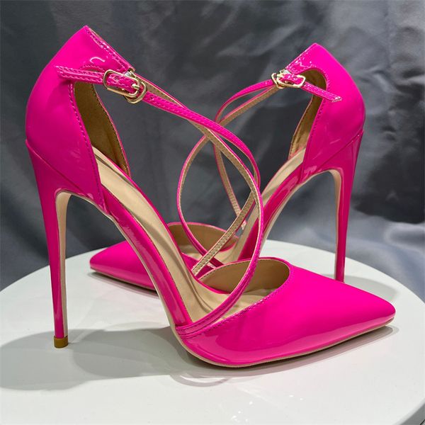 pink red crossing zone high heels2023 new arrival summer women stiletto solid toe pointed ankle buckle fashion dress celebrity, Black
pink red crossing zone high heels2023 new arrival summer women stiletto solid toe pointed ankle buckle fashion dress celebrity, Black