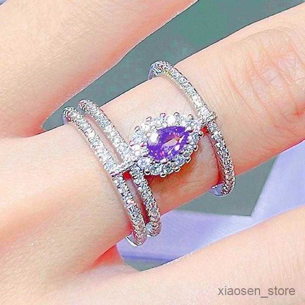 wedding rings wedding rings delicate double-deck ring inlay purple drop unique creative adjustable jewelry for women engagement gifts r23062, Slivery;golden
wedding rings wedding rings delicate double-deck ring inlay purple drop unique creative adjustable jewelry for women engagement gifts r23062, Slivery;golden