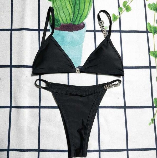 ladies letter wang bikini fashion women's swimsuit simple strap biquini set casual thin slim beachwear with waist chain566, White;black
ladies letter wang bikini fashion women's swimsuit simple strap biquini set casual thin slim beachwear with waist chain566, White;black