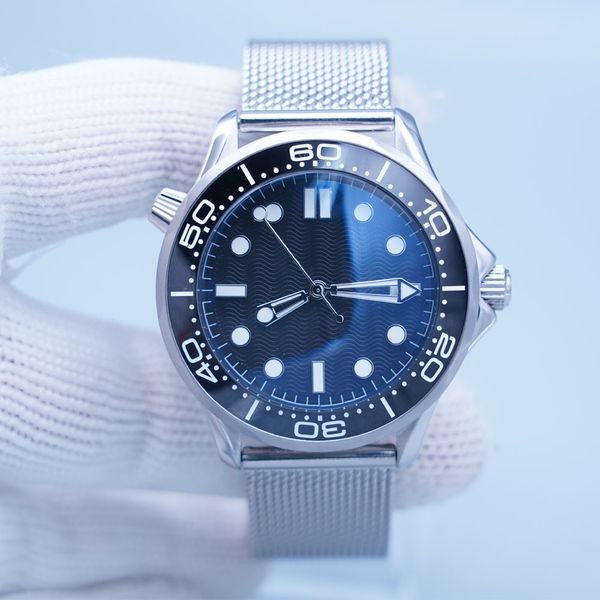 60th anniversary james bond 42mm automatic mecheancal ceramic bezel mens watches watch black dial stainless steel band rotatable bezel trans, Slivery;brown
60th anniversary james bond 42mm automatic mecheancal ceramic bezel mens watches watch black dial stainless steel band rotatable bezel trans, Slivery;brown