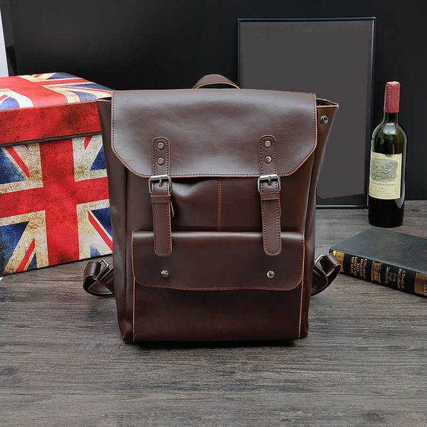 2023 new korean fashion casual backpack men's bag women's backpack middle school student school bag travel bag crazy horse skin
2023 new korean fashion casual backpack men's bag women's backpack middle school student school bag travel bag crazy horse skin