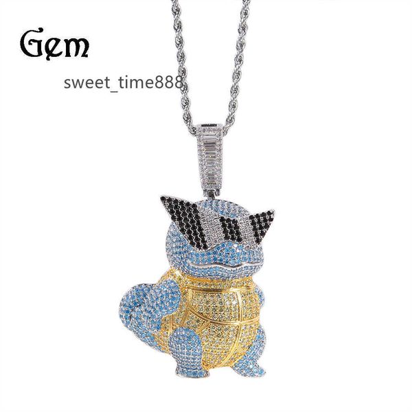 hip hop cartoon jeannie turtle diamond pendant with zircon inlaid in copper, Silver
hip hop cartoon jeannie turtle diamond pendant with zircon inlaid in copper, Silver