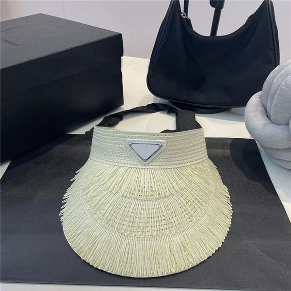 designer tassels sun visors hats straw caps for womens luxury uv protection clip-on ladies tennis golf headband summer adjustable beach vaca, Blue;gray
designer tassels sun visors hats straw caps for womens luxury uv protection clip-on ladies tennis golf headband summer adjustable beach vaca, Blue;gray