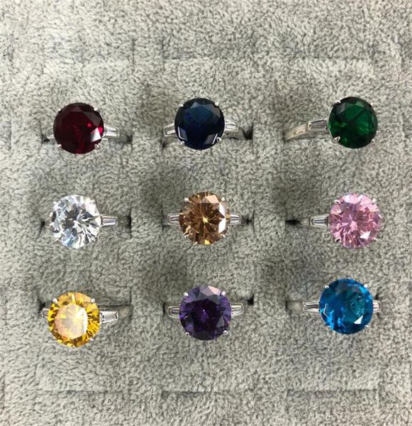 size 512 sparkling luxury jewelry real 925 sterling silver large round cut multi color cz diamond gemstones women wedding band ri5816999, Slivery;golden
size 512 sparkling luxury jewelry real 925 sterling silver large round cut multi color cz diamond gemstones women wedding band ri5816999, Slivery;golden