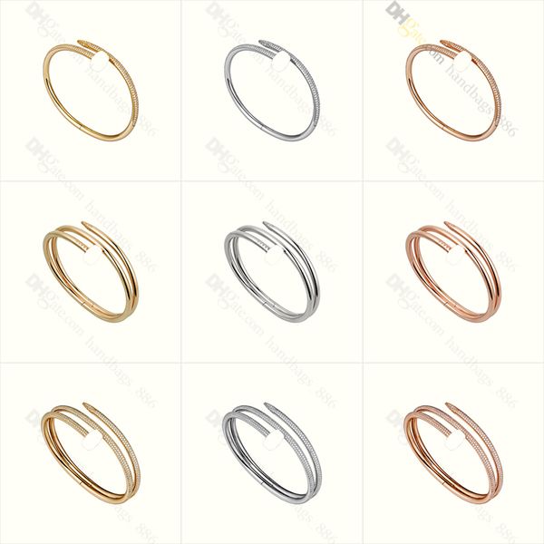 nail bracelet designer bracelets for women diamond bangle titanium steel gold-plated never fading non-allergic,silver bracelet; store/218588, Black
nail bracelet designer bracelets for women diamond bangle titanium steel gold-plated never fading non-allergic,silver bracelet; store/218588, Black