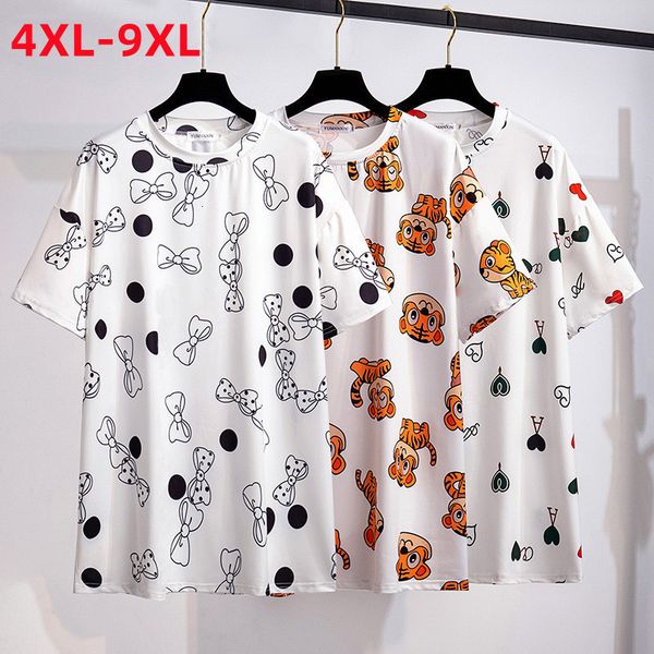 women's plus size tshirt ladies summer women large short sleeve loose milk silk white print tshirt 4xl 5xl 6xl 7xl 8xl 9xl 230625, Black
women's plus size tshirt ladies summer women large short sleeve loose milk silk white print tshirt 4xl 5xl 6xl 7xl 8xl 9xl 230625, Black