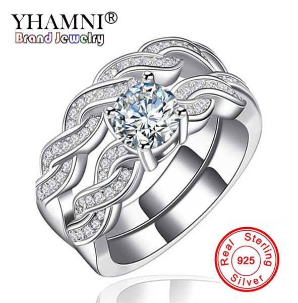yhamni fine jewelry classic marquise cz diamond 2 rings sets solid 925 silver band wedding ring party jewelry for women kr1273905101, Slivery;golden
yhamni fine jewelry classic marquise cz diamond 2 rings sets solid 925 silver band wedding ring party jewelry for women kr1273905101, Slivery;golden