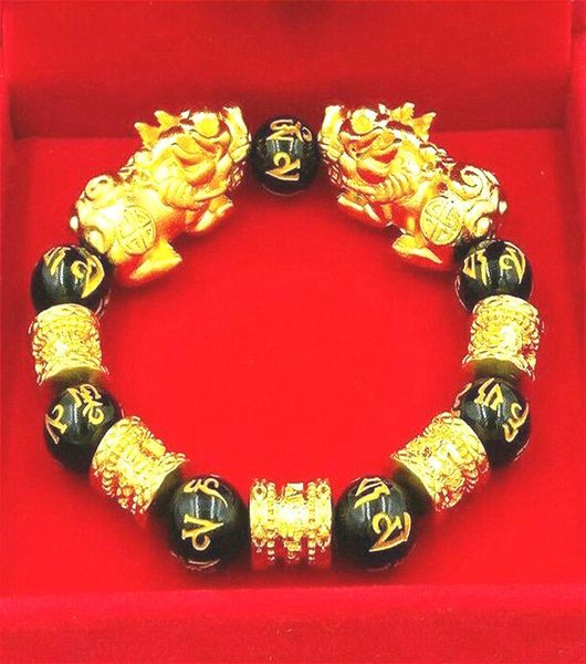 feng shui obsidian stone beads bracelet men women wristband gold black pixiu wealth and good luck women jewelry bracelet1732235, Golden;silver
feng shui obsidian stone beads bracelet men women wristband gold black pixiu wealth and good luck women jewelry bracelet1732235, Golden;silver