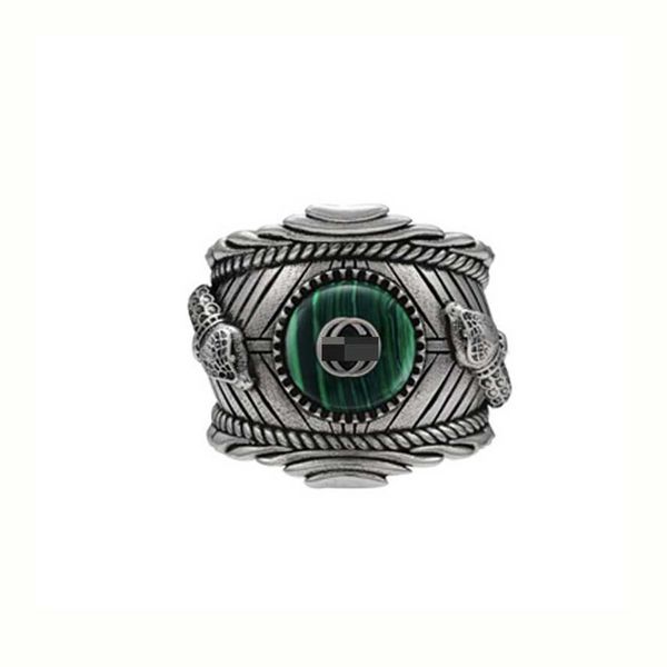 2023 gujia 925 sterling silver double snake tiger head malachite domineering men and women fashion trend ring gift
2023 gujia 925 sterling silver double snake tiger head malachite domineering men and women fashion trend ring gift