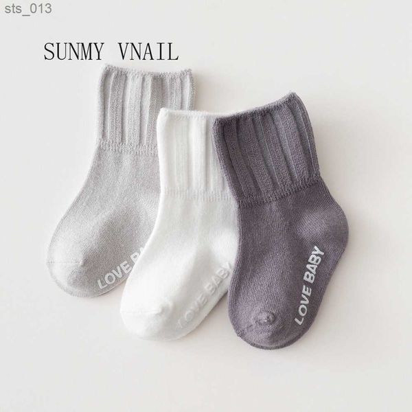 3 pairs/lot kids socks newborn baby prewalker winter solid cotton skidproof floor socks autumn infant boy girl cute sock 0-5y l230518
3 pairs/lot kids socks newborn baby prewalker winter solid cotton skidproof floor socks autumn infant boy girl cute sock 0-5y l230518