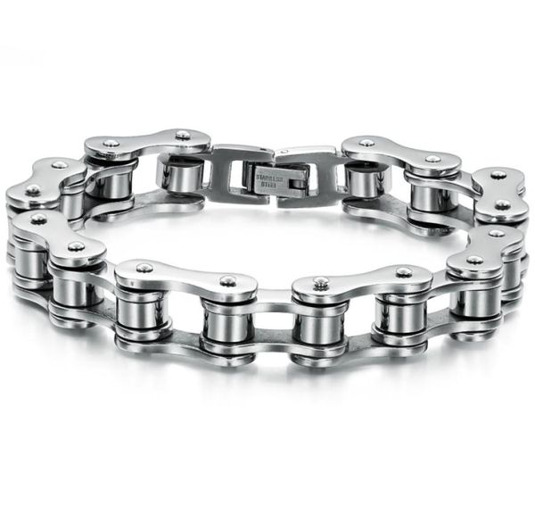 classic men039s bike bracelet stainless steel bracelets polish bangle bracelet link chain bracelet for men gifts9586172, Black
classic men039s bike bracelet stainless steel bracelets polish bangle bracelet link chain bracelet for men gifts9586172, Black