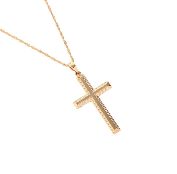 fashion simple cross necklace jesus piece pendant gold color brass men chain ethiopian jewelry christmas gifts6304951, Silver
fashion simple cross necklace jesus piece pendant gold color brass men chain ethiopian jewelry christmas gifts6304951, Silver