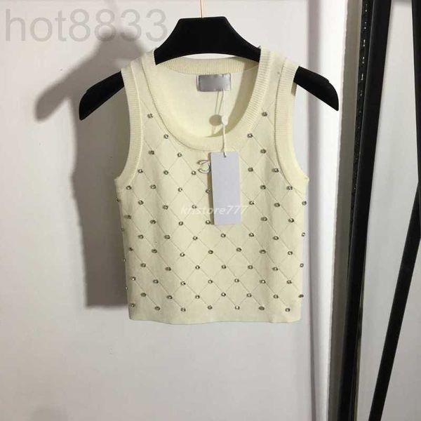 women's t-shirt designer women tee vest knits t shirts with letter rhombus crystal crop runway high end brand stretch sleeveless camis, White
women's t-shirt designer women tee vest knits t shirts with letter rhombus crystal crop runway high end brand stretch sleeveless camis, White
