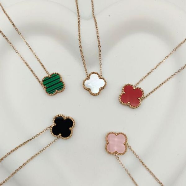 clover necklace classic pendant necklaces for women elegant 4/four leaf clover highly quality choker chains designer jewelry 18k plated gold, Silver
clover necklace classic pendant necklaces for women elegant 4/four leaf clover highly quality choker chains designer jewelry 18k plated gold, Silver