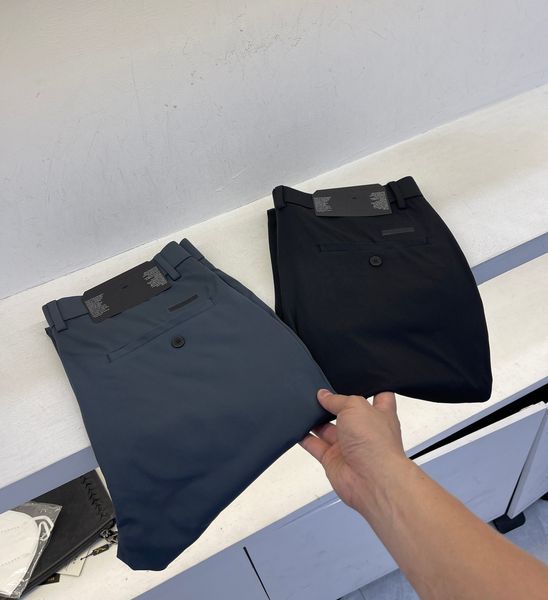new mens pants luxury solid color design business casual pencil pants spring and summer brand designer pants, Black
new mens pants luxury solid color design business casual pencil pants spring and summer brand designer pants, Black